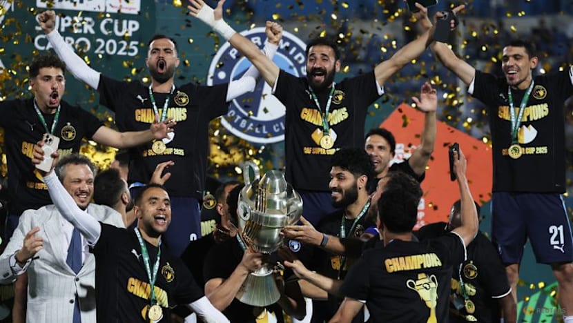 Pyramids score late to win African Super Cup