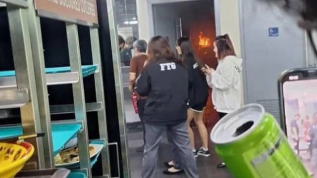 工艺教育西区学院厕所失火 女学生英勇救火