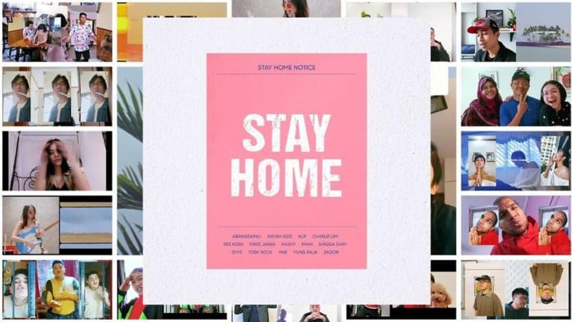 Lagu 'Stay Home' nyanyian 14 artis tanah air galak warga S'pura #dudukrumahsaja Lagu 'Stay Home' nyanyian 14 artis tanah air galak warga S'pura #dudukrumahsaja