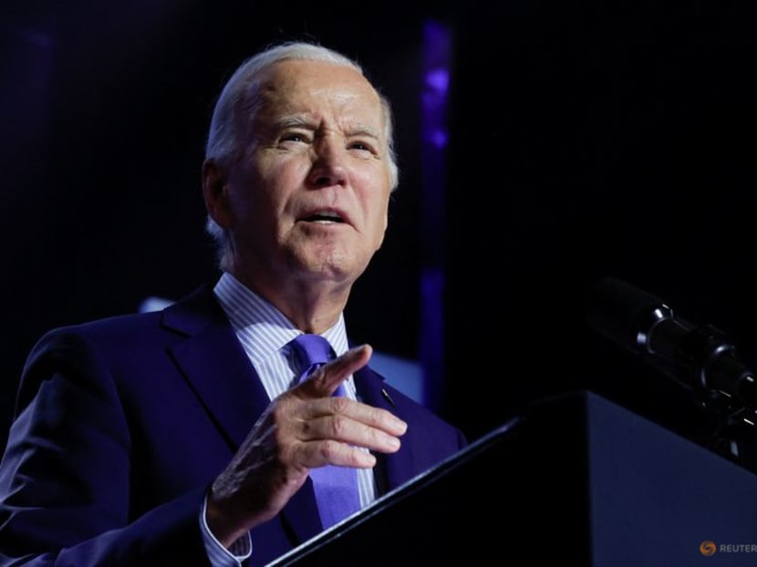 US President Joe Biden delivers remarks during a campaign event in Manassas, Virginia, US, on Jan 23, 2024.