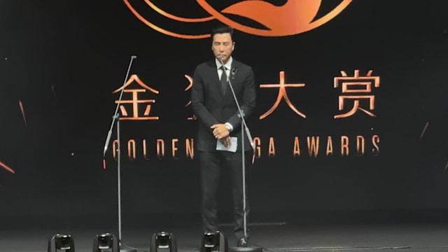 【金狮大赏】带领全场观众为大火罹难者默哀，甄子丹：每个逝去的生命都让我心碎