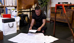 He writes to prison inmates every day, even after being told he has less than a year to live