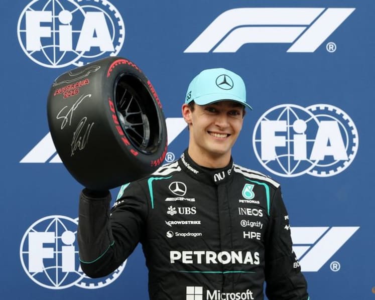 Russell takes pole as Mercedes dominate Australian Grand Prix qualifying