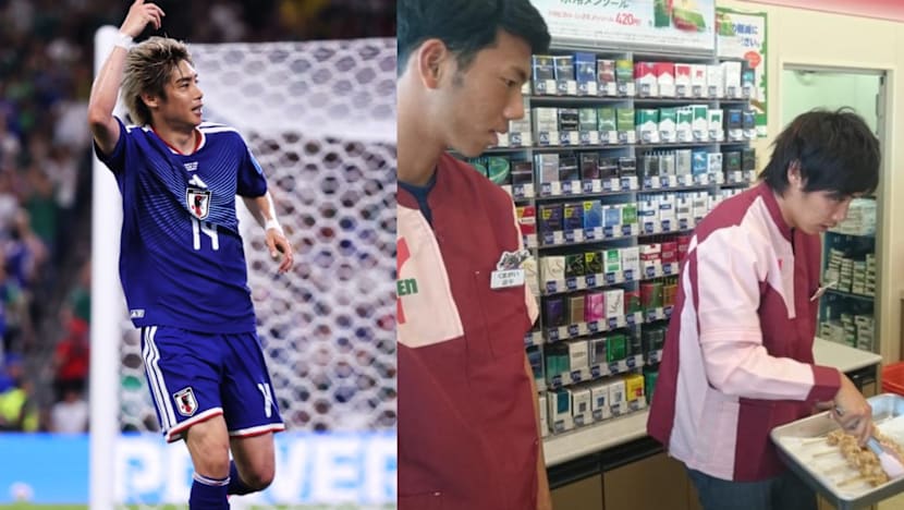 Photos Of Japanese Footballer Working At 7-Eleven As A Rookie Go Viral After World Cup Goal