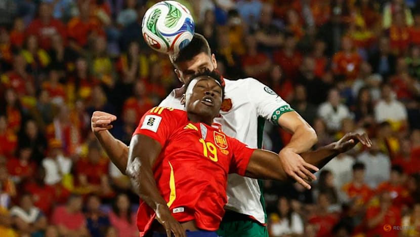 Merino double helps Spain cruise past Bulgaria 4-0 in World Cup qualifier