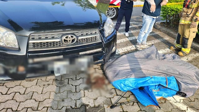 台湾老妇服务区搭帐篷夜宿 帐篷倒塌受困身亡
