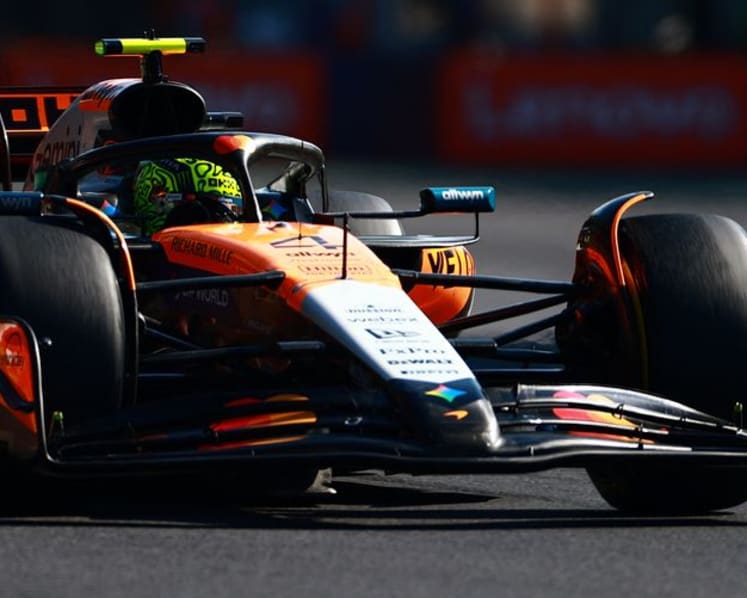 Norris wins in Mexico to take F1 lead from Piastri by a single point
