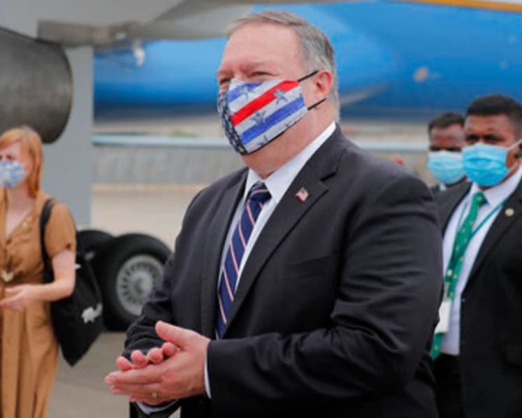 Pompeo, in Indonesia, renews China attacks as US vote looms
