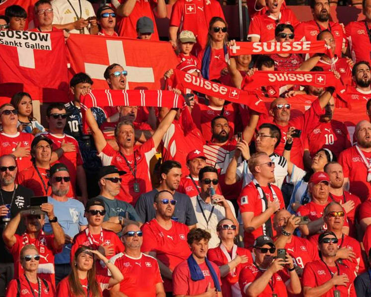 Swiss fans salute team after World Cup run ends in defeat by Argentina