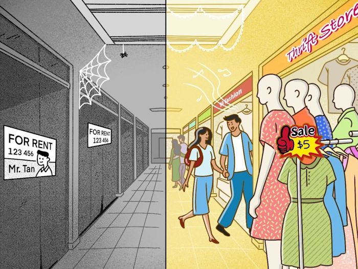 Down but not out, Singapore's ageing strata-titled malls still have life in them 