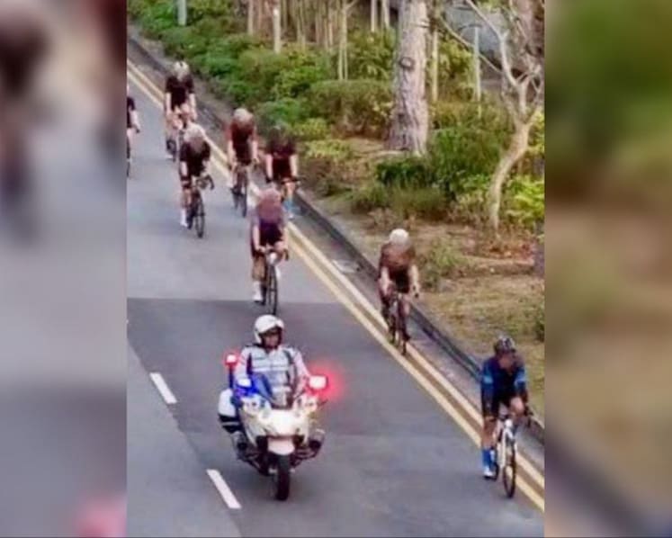 32 cyclists fined for breaching group size rule on the road