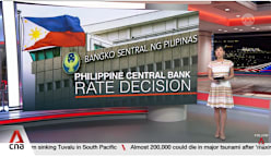 Philippine central bank cuts policy rate as economy is under pressure from a corruption scandal