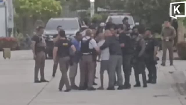 泰国警员枪杀妻子后逃离  同警方对峙18小时后自首