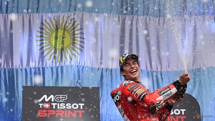 Marc Marquez wins in Argentina ahead of brother Alex to stay undefeated Marc Marquez wins in Argentina ahead of brother Alex to stay undefeated