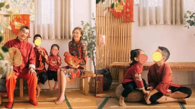 陈小春全家福年初一曝光　网惊：弟弟可以当女儿养！