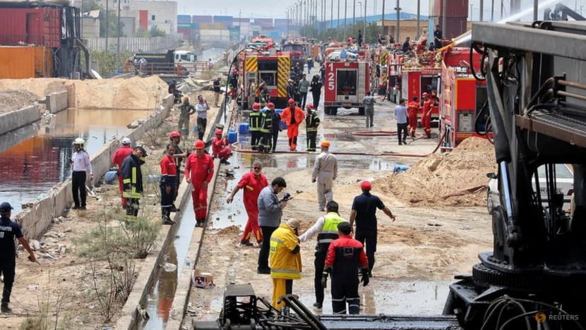 Two held in Iran after deadly port explosion: state TV Two held in Iran after deadly port explosion: state TV