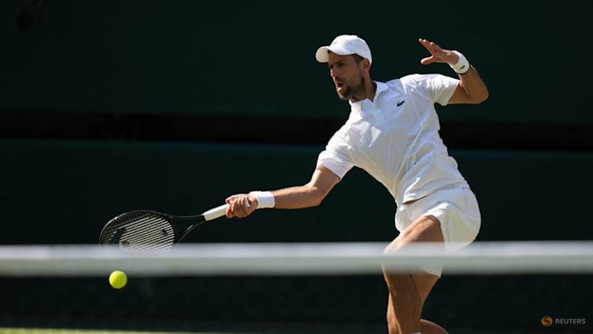Dashing Djokovic matches Federer with 105th Wimbledon match win