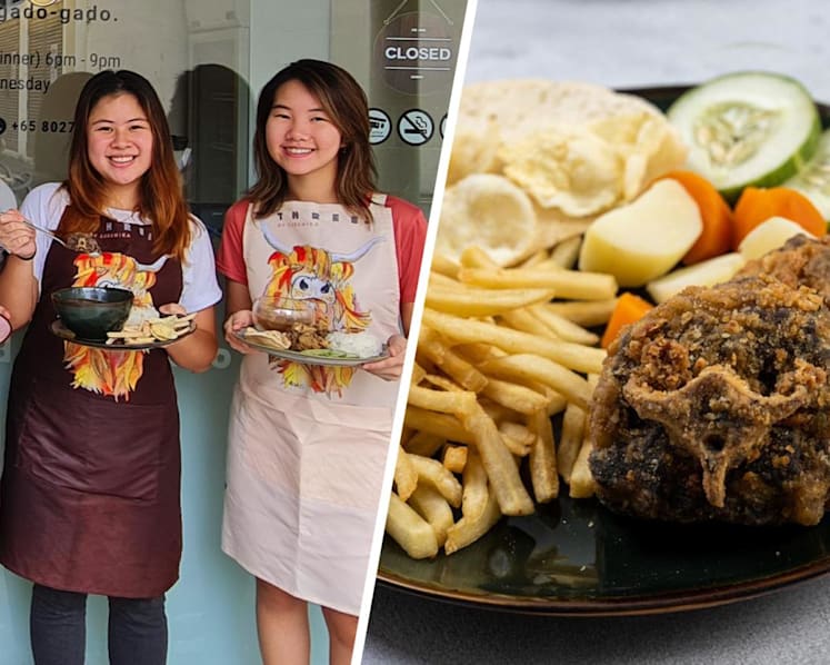 Uni Undergrad, 21, Serves Sedap Indonesian Oxtail Dishes At Toa Payoh Café With Sisters