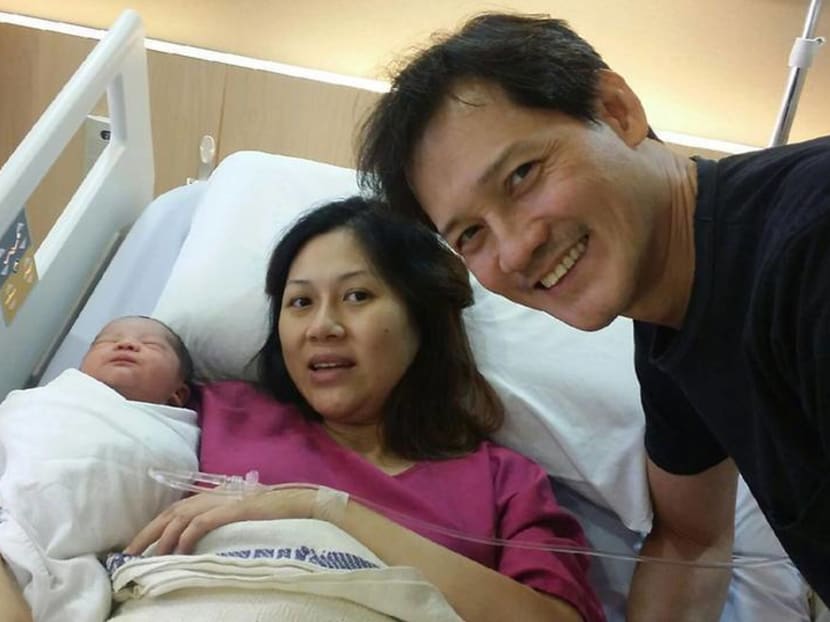 Peter Yu and his wife welcomed their second son into the world on Wednesday (Aug 24) morning. Photo: Toggle