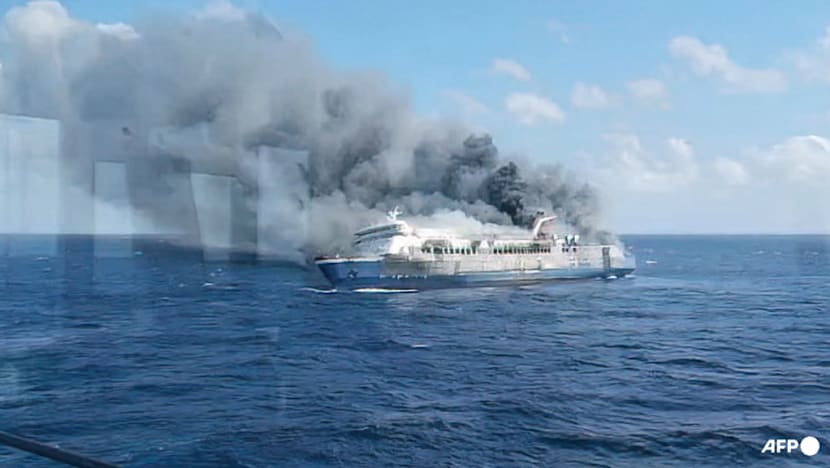 Indonesia ferry fire leaves five dead, 41 missing