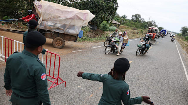 泰柬边境冲突死亡人数上升到接近20人