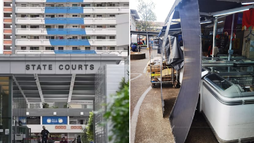 Court rules grocery shop owner negligent after woman cycling past hit by falling shop panel Court rules grocery shop owner negligent after woman cycling past hit by falling shop panel