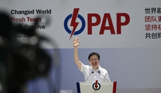 GE2025: PAP rally for Jalan Besar GRC at promenade area beside UOB Plaza