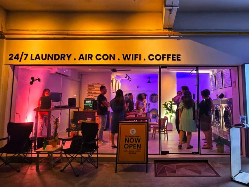Looking for alternate income stream, Singapore professionals put new spin on self-service laundromats