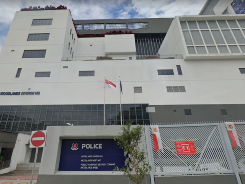 Sulaiman Abdul Majid Maricar threw a cup of faeces at an Aetos officer while he was in lockup at Woodlands police divisional headquarters. Sulaiman Abdul Majid Maricar threw a cup of faeces at an Aetos officer while he was in lockup at Woodlands police divisional headquarters.