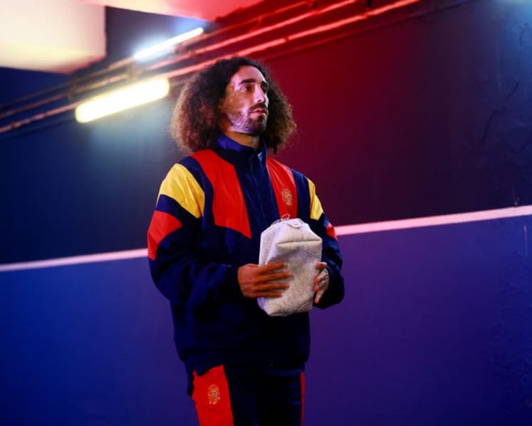 Cucurella hopes his wife's pyjama top will be his lucky charm at World Cup