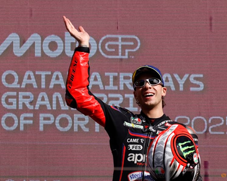 Aprilia's Bezzecchi dominates Portuguese Grand Prix for second win of season