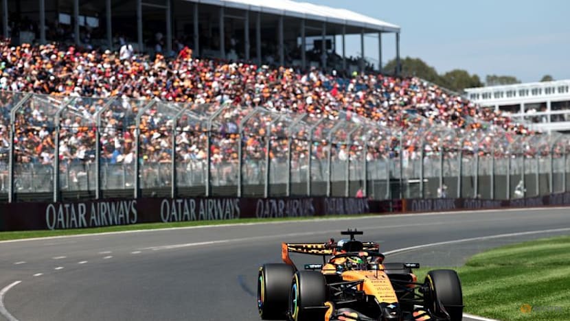 McLaren's Piastri fastest at home Grand Prix, Aston Martin battle