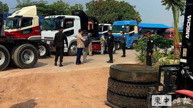 柬埔寨突查中国人经营非法汽车改装厂 起获30台走私车辆