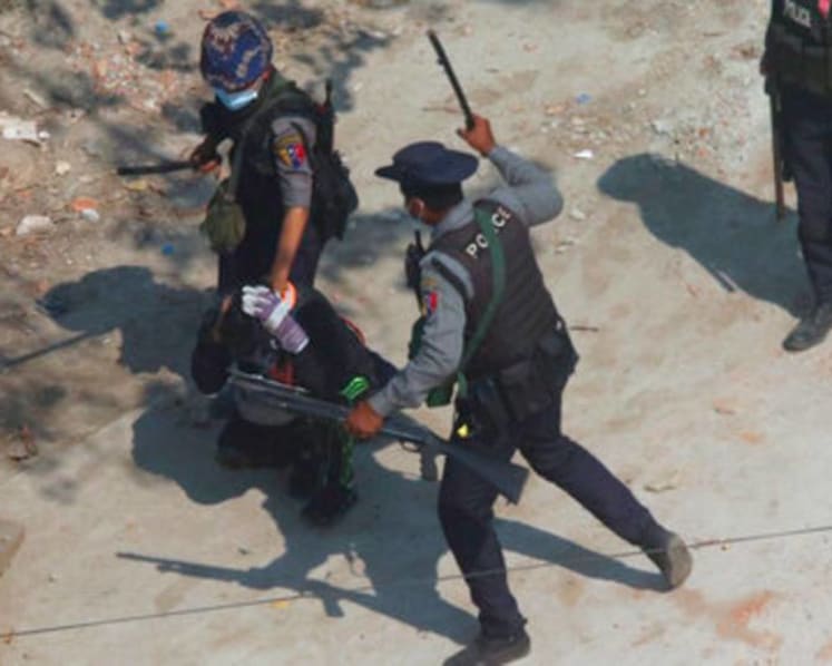Protests, tear gas in Myanmar day after UN envoy urges action