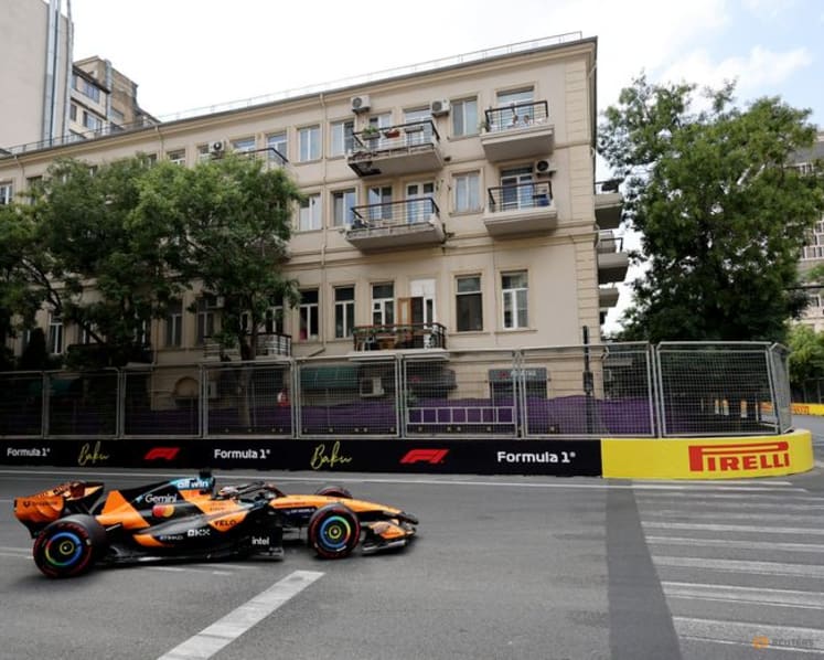 Russell takes pole position for Azerbaijan GP after championship leader Antonelli crashes