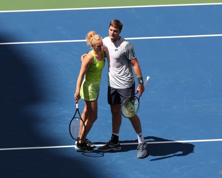 Star-studded pairing Djokovic and Sabalenka stunned in US Open mixed doubles
