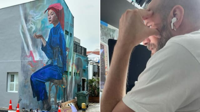 将重新评估红头巾吸烟壁画 市建局让画家推迟修改