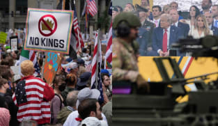 Commentary: From Trump’s parade to ‘No Kings’ protests, the clash over what makes America great has only just begun