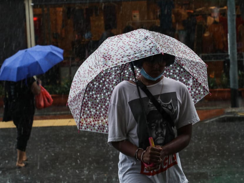 Short-duration moderate to heavy thundery showers are forecast over parts of Singapore in the afternoon on most days, occasionally extending into the evening. Short-duration moderate to heavy thundery showers are forecast over parts of Singapore in the afternoon on most days, occasionally extending into the evening.