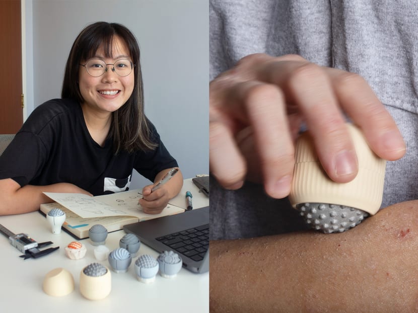 Meet the 23-year-old who invented a device to scratch that eczema itch without hurting your skin Meet the 23-year-old who invented a device to scratch that eczema itch without hurting your skin
