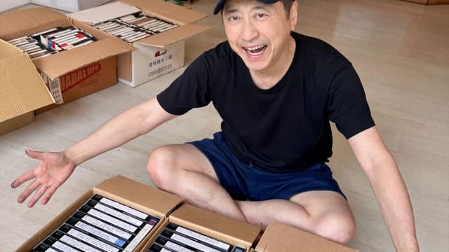 手下留情啊！庾澄庆断舍离100多卷《超级星期天》录影带