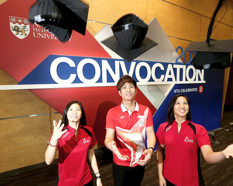 SEA Games athletes to graduate from NTU