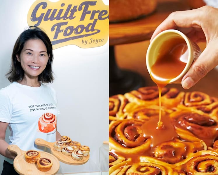 Self-taught baker who sold cinnamon rolls from home after being retrenched 6 years ago now has a shop in East Coast