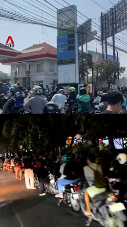 Bali langka BBM, antrean mengular di SPBU