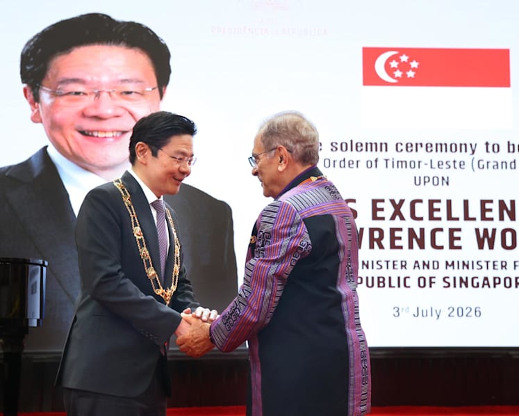 PM Wong awarded Timor-Leste's top honour for Singapore's contributions in nation-building