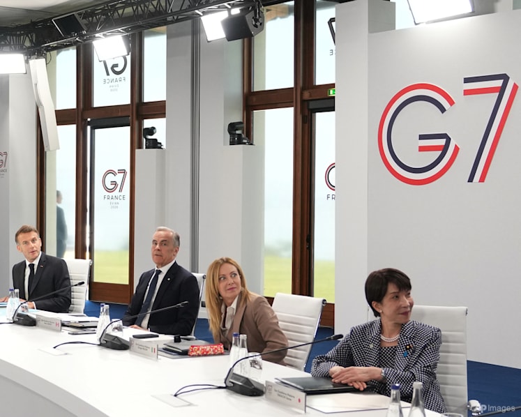 G7 leaders condemn Houthi strikes on Saudi Arabia G7 leaders condemn Houthi strikes on Saudi Arabia