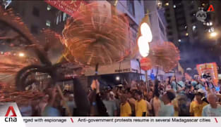 Hong Kong's Tai Hang neighbourhood marks Mid-Autumn Festival with fire dragon dance