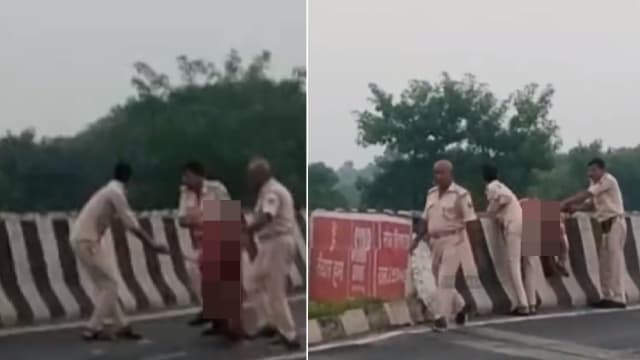 将车祸死者遗体丢入河中 印度三警员被批没人性