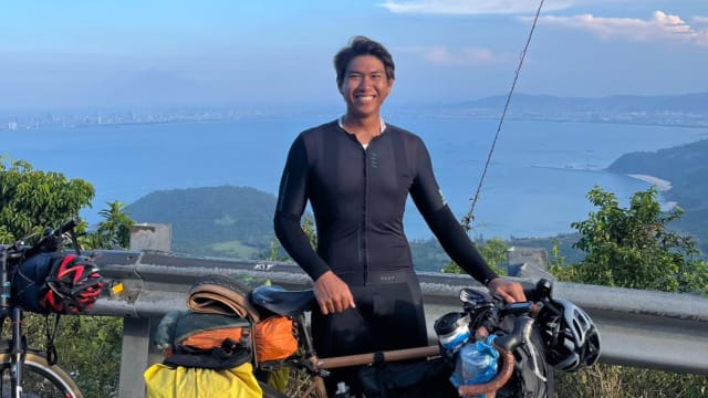 “人生中最棒的体验” 狮城男花137天骑脚踏车到中国