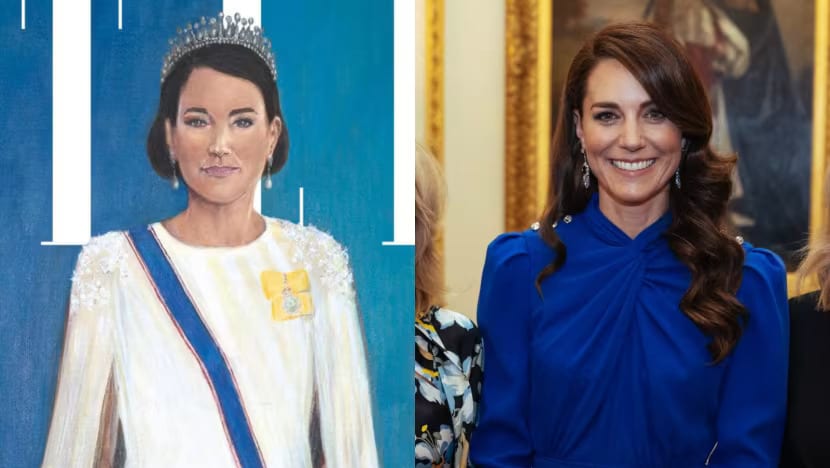 'Kukira itu parodi': Komentar pedas seputar lukisan Kate Middleton di sampul majalah Tatler